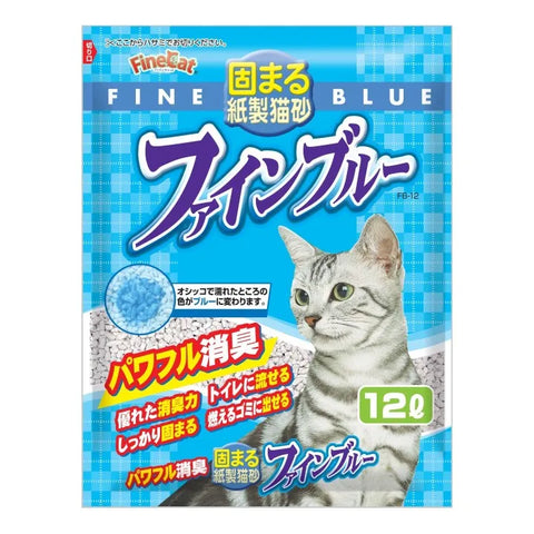 Fine Cat (Hitachi)：彩色紙製結團貓砂