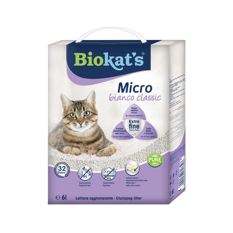 Biokat's 保潔：經典清新無香型貓細砂