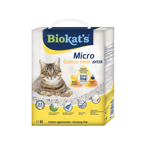 Biokat's 保潔：除臭活性碳無香貓細砂