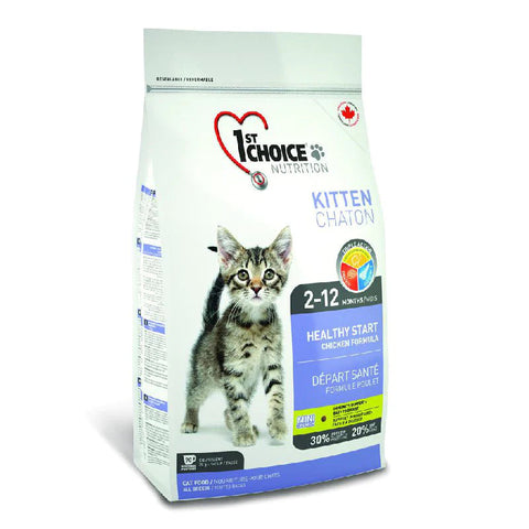 1st Choice 壹之選：2至12個月幼貓雞肉保健配方糧|1st Choice - 2-12 Months Kittens Chicken Health Formula Food