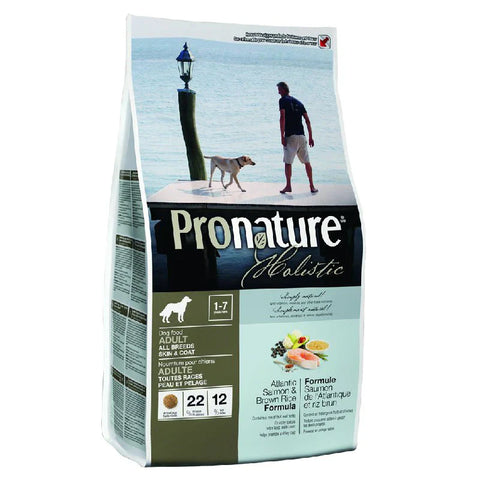 Pronature Holistic 楓趣盛宴：大西洋三文魚糙米全能成犬糧|Pronature Holistic - Atlantic Salmon Brown Rice All Purpose Adult Dog Food