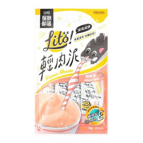 Litomon - Vitamin E pure salmon light meat puree 