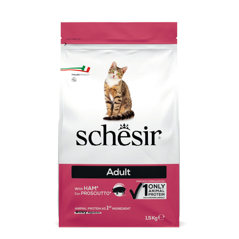 Schesir 雪詩雅：天然豬肉成貓糧|Schesir - Natural Ham Adult Cat Food