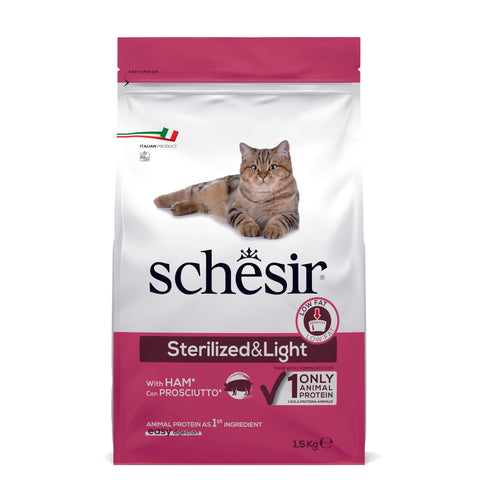 Schesir 雪詩雅：火腿絕育及體重控制貓糧|Schesir - Ham Spayed & Weight Control Cat Food