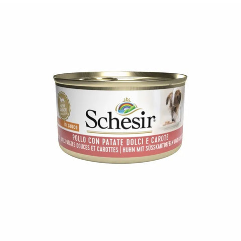 Schesir  - 1702 Chicken, Potato, Carrot and Dog Soup Can