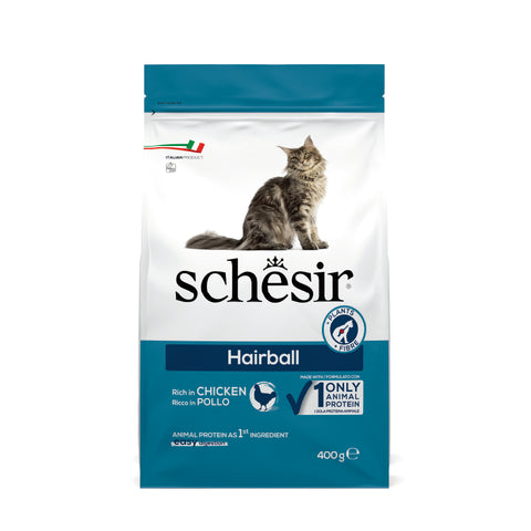 Schesir 雪詩雅：天然去毛球貓糧|Schesir - Natural Hair Ball Removal Chicken Cat Food