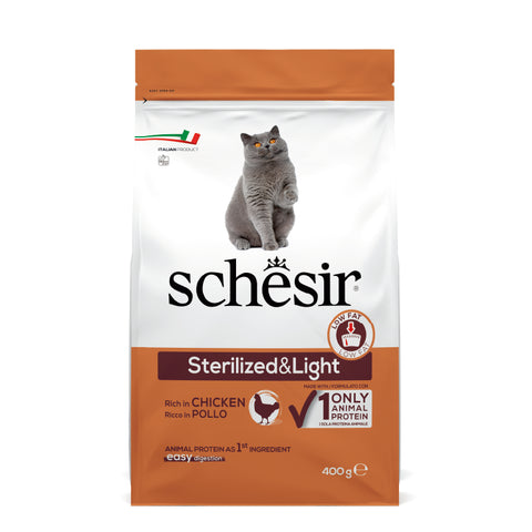 Schesir 雪詩雅：雞肉絕育及體重控制貓糧|Schesir - Chicken Sterilization & Weight Control Cat Food