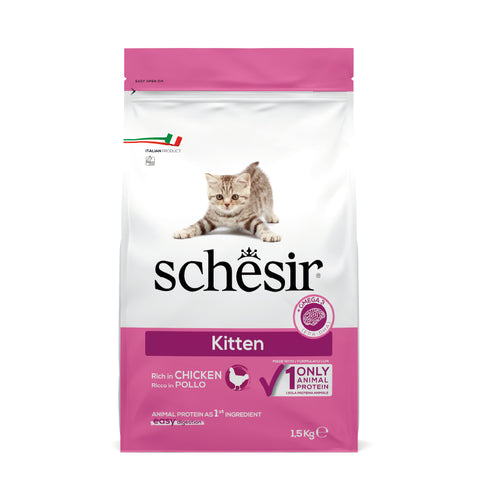 Schesir 雪詩雅 : 天然雞肉幼貓糧|Schesir - Natural Chicken Kitten Food