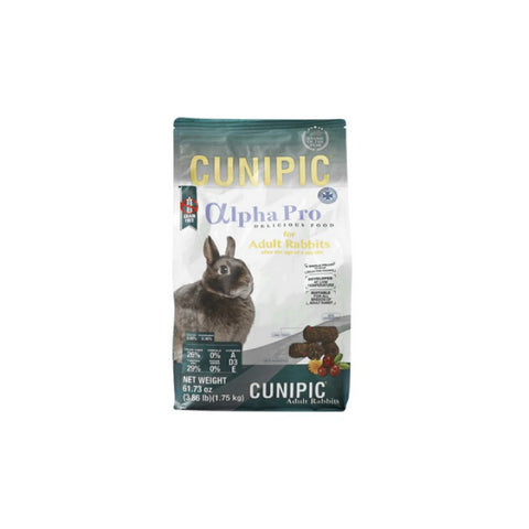 Cunipic - Low Temperature Grain Free  Low Fat  High Fiber Adult Rabbit Food