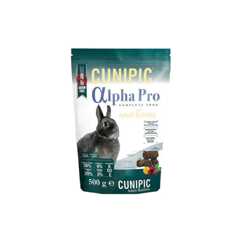 Cunipic - Low Temperature Grain Free  Low Fat  High Fiber Adult Rabbit Food